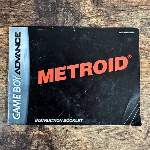 Metroid (Nintendo Gameboy Advance, 2004) INSTRUCTION BOOKLET MANUAL ONLY ~~ GBA - Picture 1 of 2